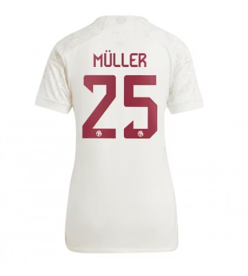 Bayern Munich Thomas Muller #25 Replika Tredjetrøje Dame 2023-24 Kortærmet